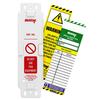 Weekly Inspection-tag Kit, English, Black, Yellow, Red on White, 10 Multitag Holders, 10 Weekly Inspection-tag Inserts, 1 Pen, Multitag REF.NO.